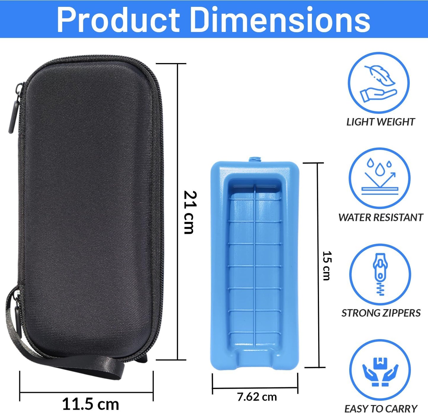 Zassa215 - Diabetic Insulin Cooler Travel Case