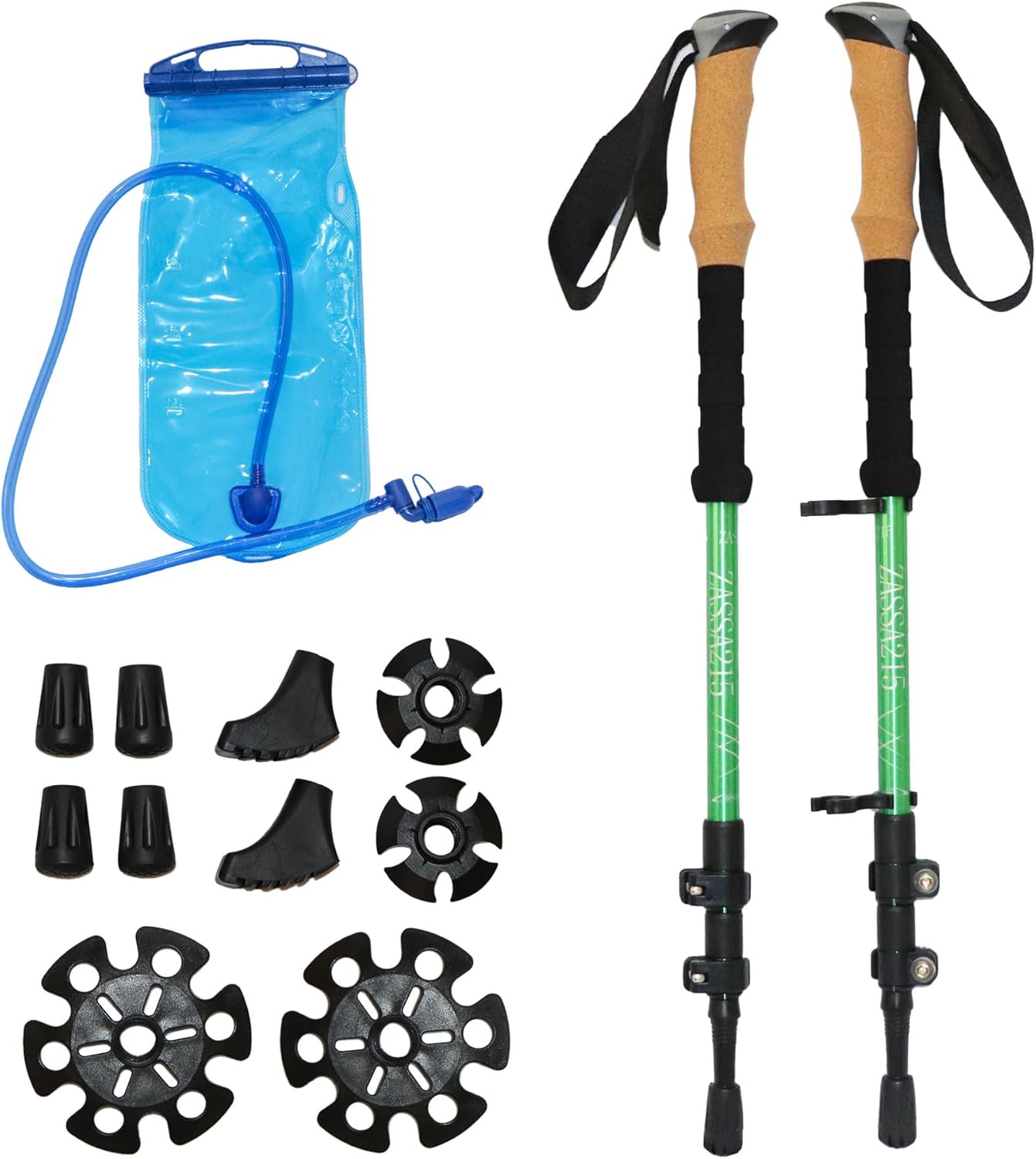 ZASSA215 - Lightweight Collapsible Hiking Poles